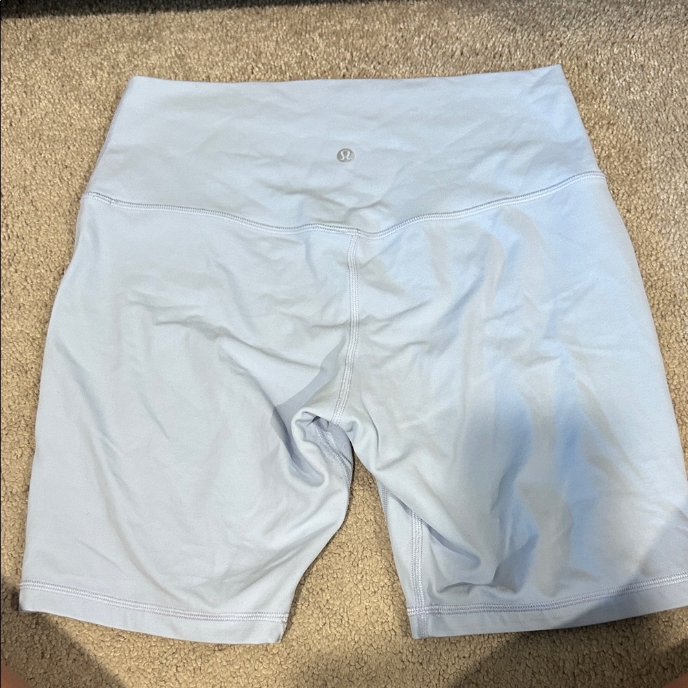 lululemon athletica Women's Sky Blue Bike Shorts